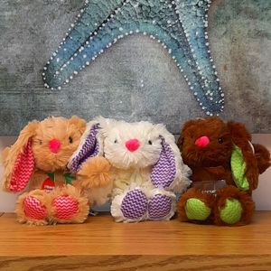 Set of 3 Scented Bunny Plushies NWT